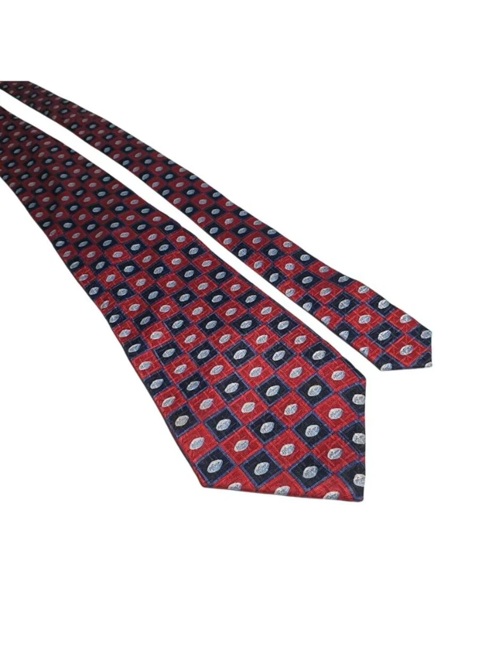 Pfizer Silk Men Neck Tie Red Little Blue Pill Pharmacist Prescription Novelty